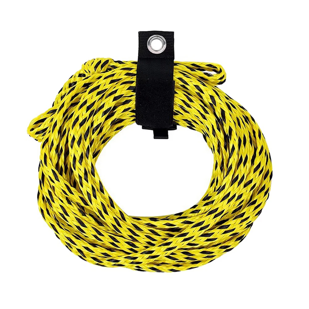 Boat Tow Harness For 3 Riders Tubing 60FT Watersport Tow Rope Harness For Towing Towable Tube Water Skier Wakeboarder