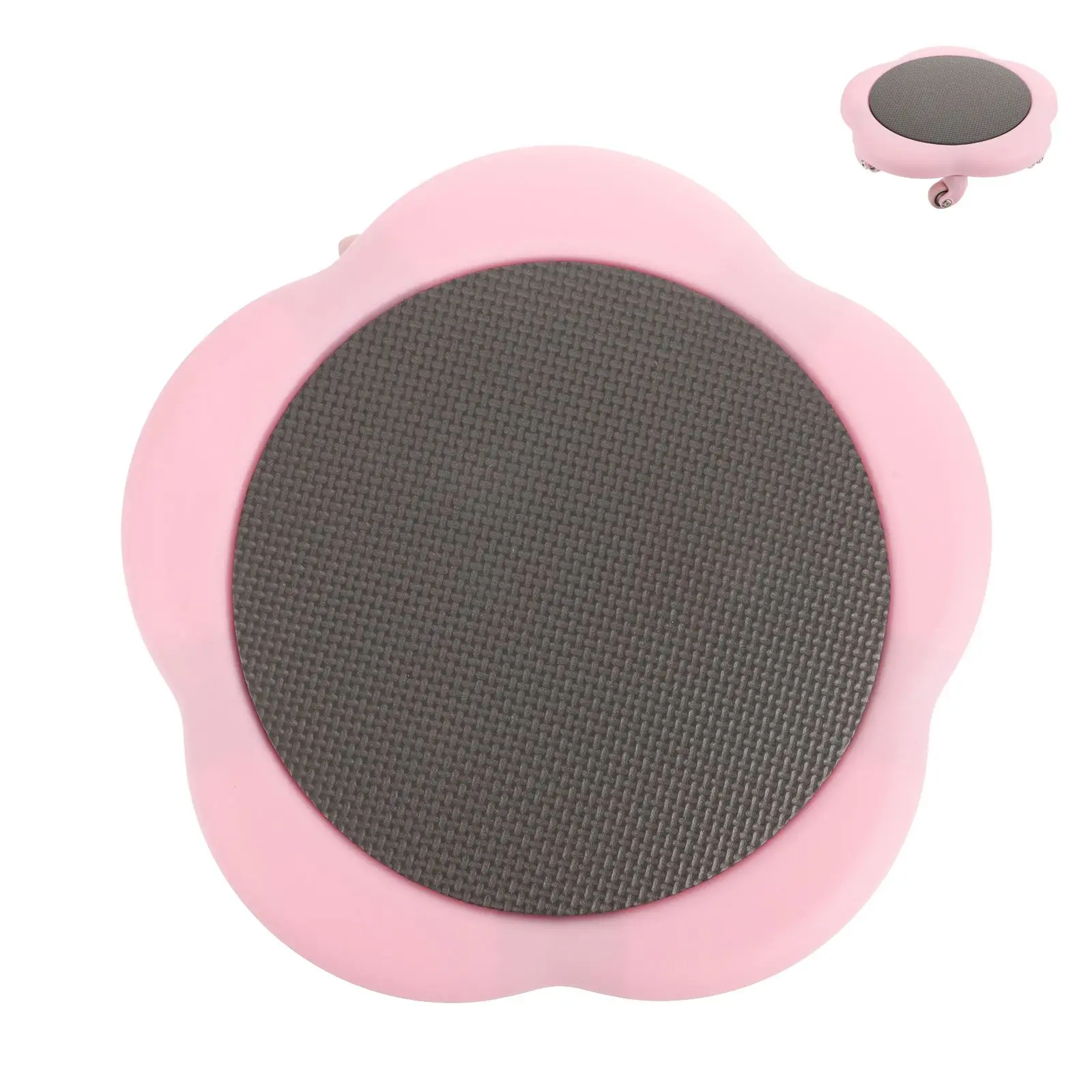 

1pcs Pink Abdominal Trainer Sliding Disc Workout Fitness Equipment Silent Multi-functional Exercise Wheel for Home Use
