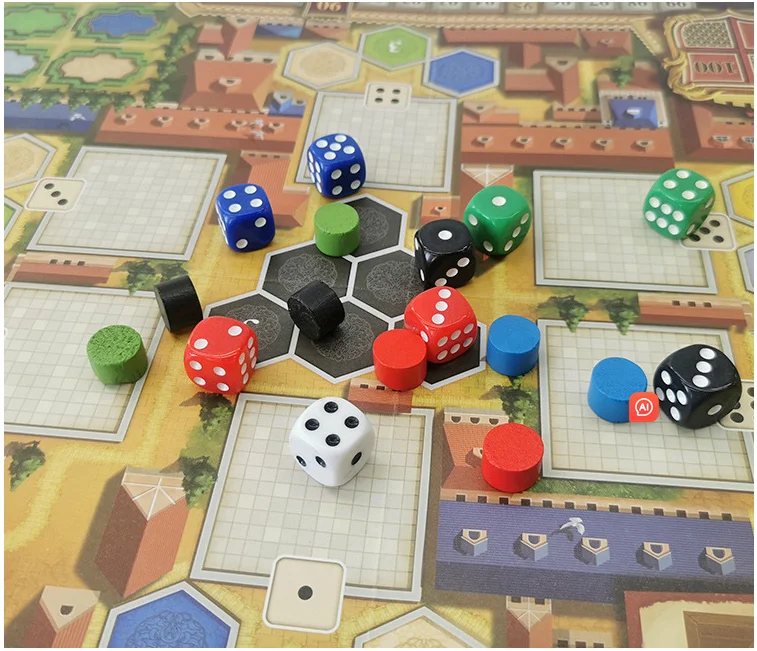 Castles of Burgundy Board Game Family/Party Funny Table Game Friends Entertainment Strategy Game  2-4 Players