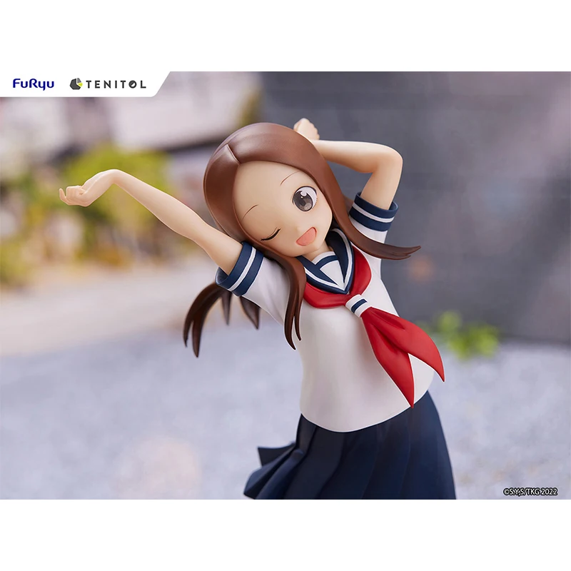 In Stock Genuine Original FuRyu Teasing Master Takagi-san PVC 19CM Action Anime Figure Collectible Model Dolls Ornament Gifts