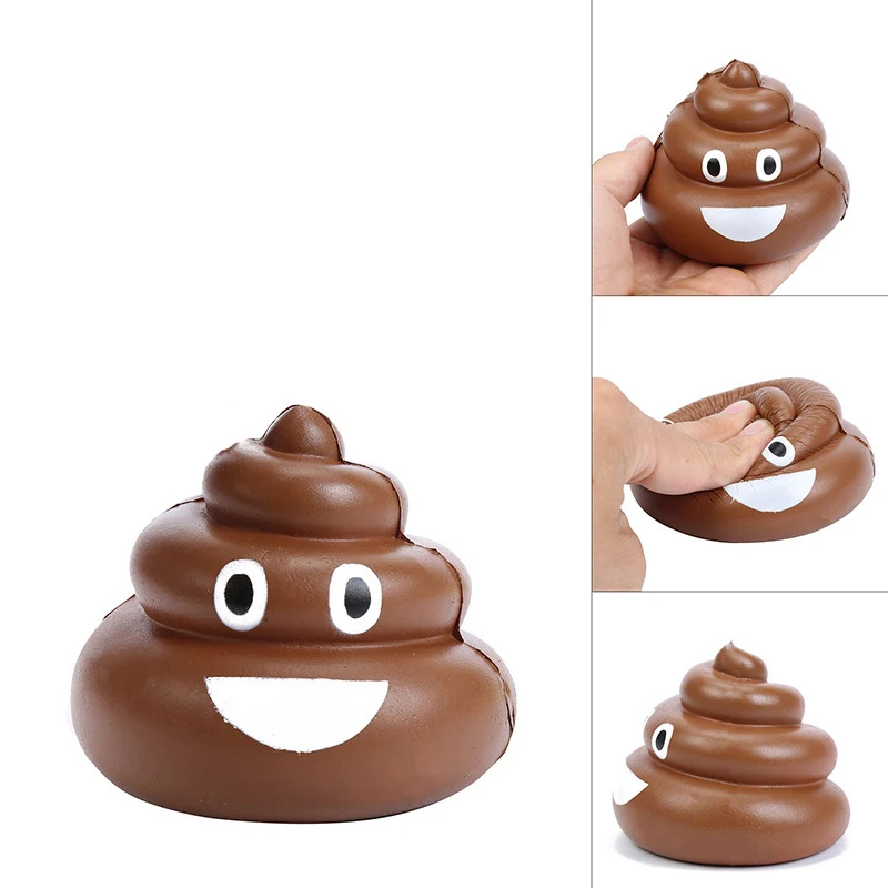 Jouet de soulagement de la merde, jouets à presser, exquis et amusant, breloque à presser parfumée, soulage le Stress à montée lente, jouet d'aération, jouets de Spoofing