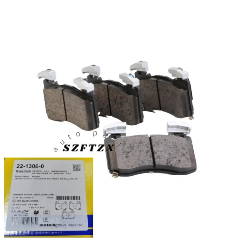 Brand Front Disc Brake Pad Set 58101J5A50 58101J5A51 58101J5A55 for Kia Stinger Hyundai G70