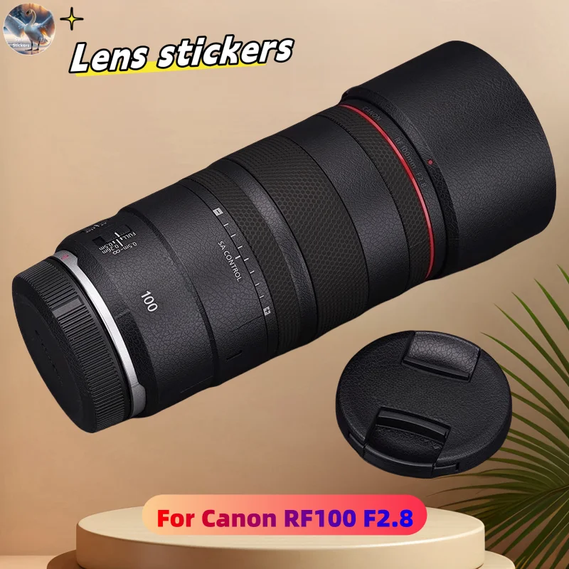 

for Canon RF100 F2.8 Camera Lens stickers, precision cut wear-resistant protective film, DIY skin