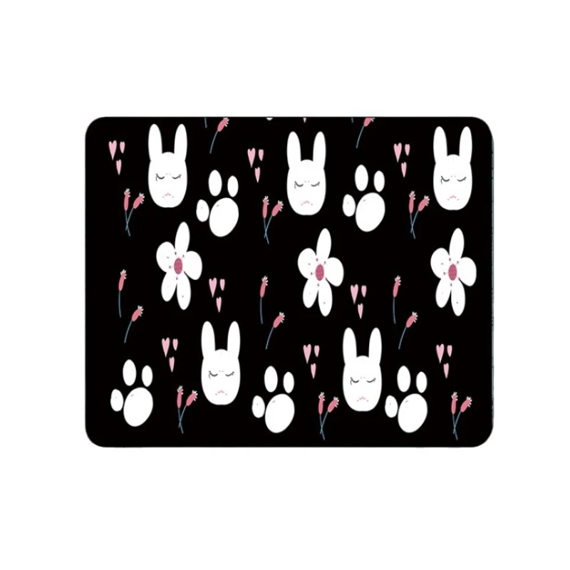 Cute Rabbit Mouse Pad Electronic Sports Non-Slip Rubber Base Creativity Office Mousepad For Laptop PC Desktop Game Accessories