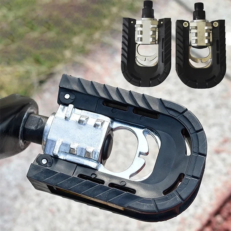 1 زوج دواسات الدراجة الجبلية توفير العمالة مع ورقة عاكسة السلامة للطي دواسة دراجة الدراجات استبدال أجزاء سبائك الألومنيوم