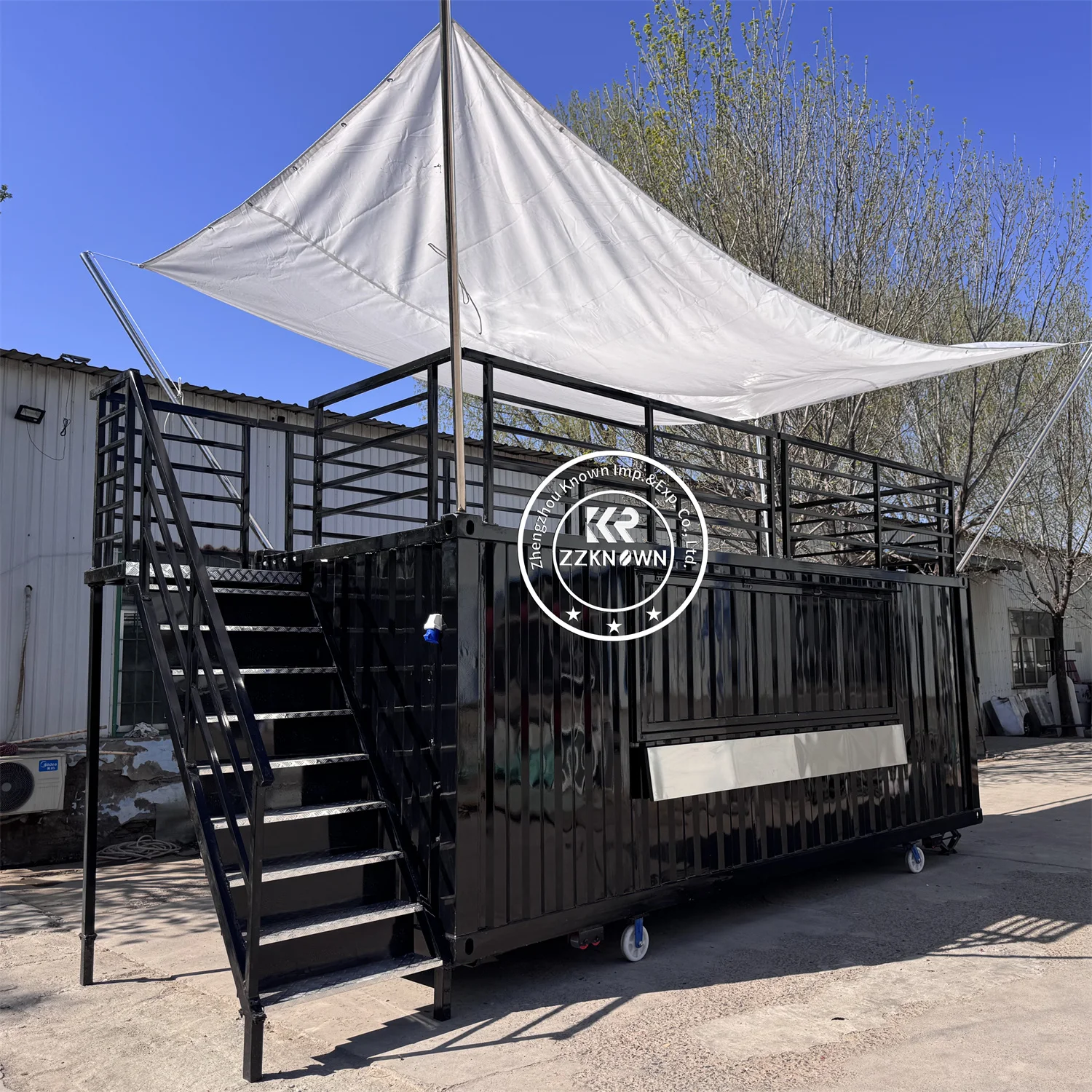 

Prefab Custom Modular Container Bar Outdoor House Portable Fast Food Snack Kitchen Mobile Bar Assemble Container Restaurant