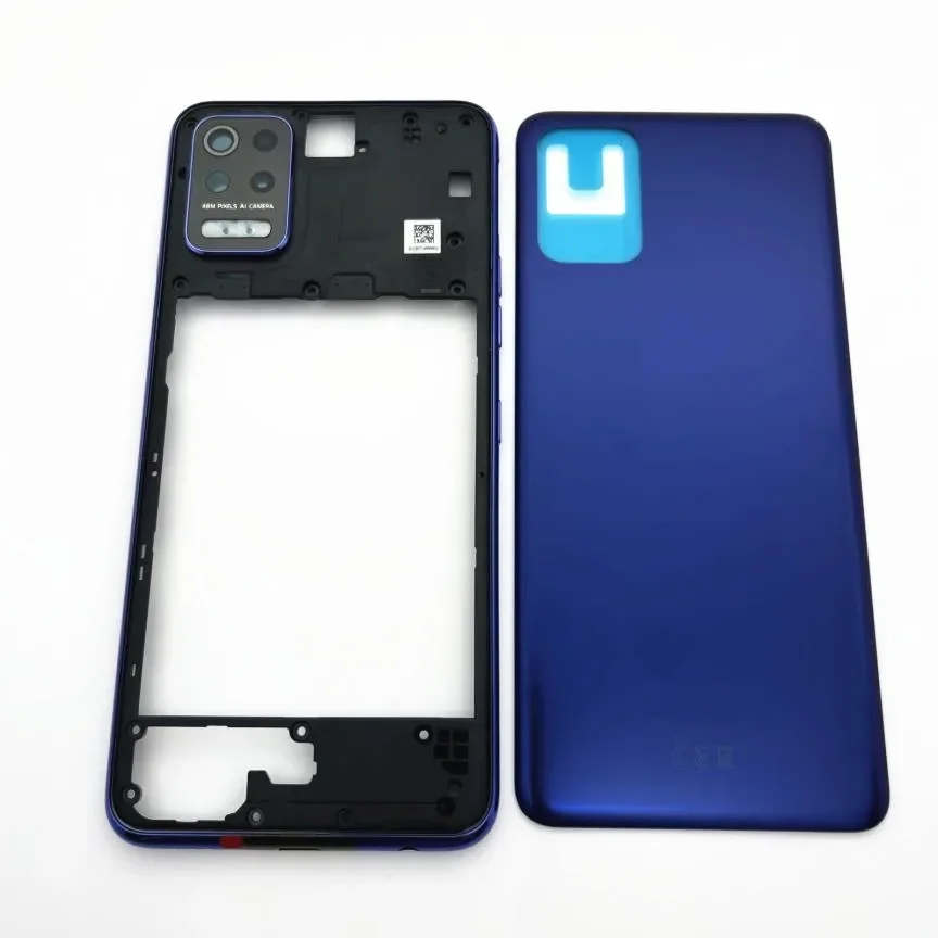 For LG K52 LMK520 K62 K62 Plus LMK525 Battery Cover Rear Door Housing Back Case with Middle Frame Repair Parts