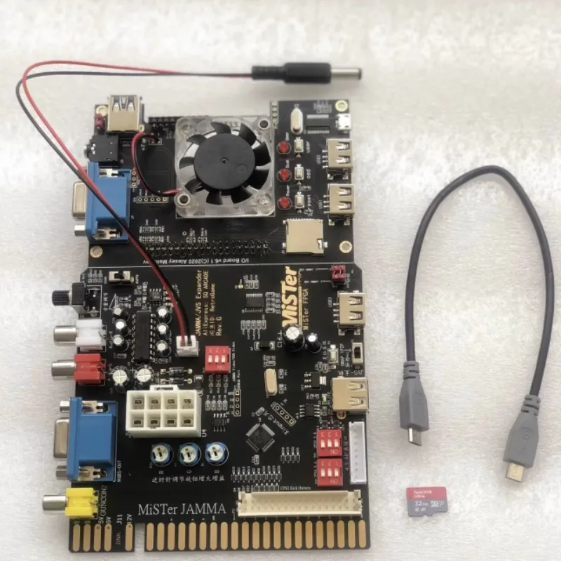 

MiSTer jamma/JVS Expander i2s улучшает аудио, поддерживает аркад jamma jvs