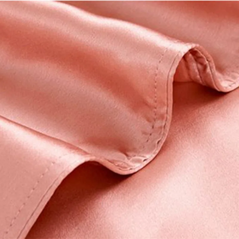 Silk Duvet Cover 1pc 19MM Seamless Silk Cover 100% Mulberry Silk Many Size Customizable size Solid Color ls030019005