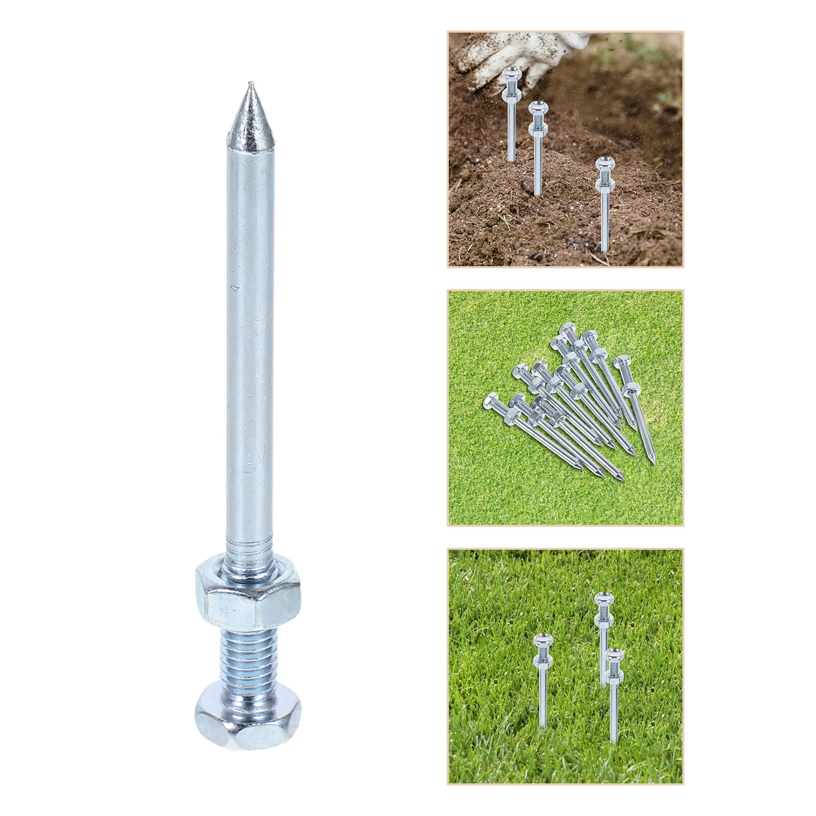 

10Pcs Portable Lawn Aerator Shoes Metal Spikes for Easy Soil Aeration Grass Root Development Gardening Tool Lawn Care