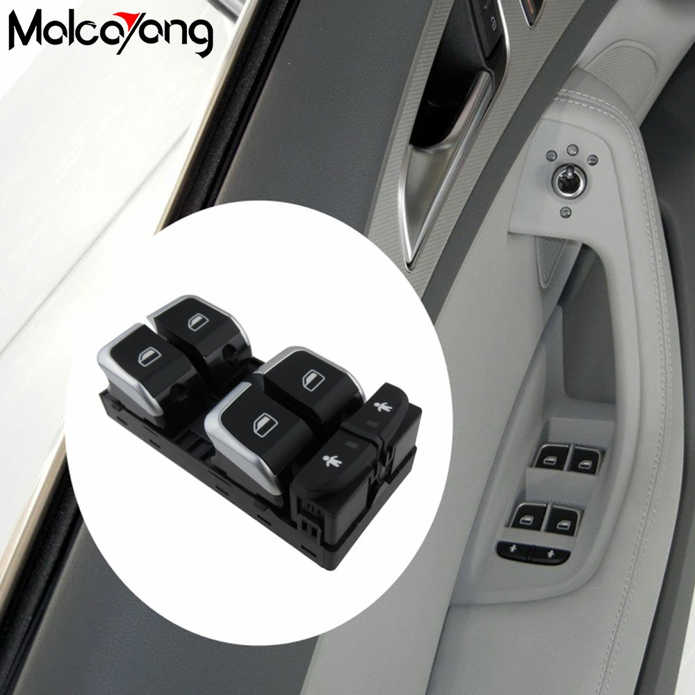 Driver Side Electric Power Master Window Switch Lifter Button For Audi A6 C7 A6 Allroad A6 Avant A7 Q3 4G0959851 4G0 959 851