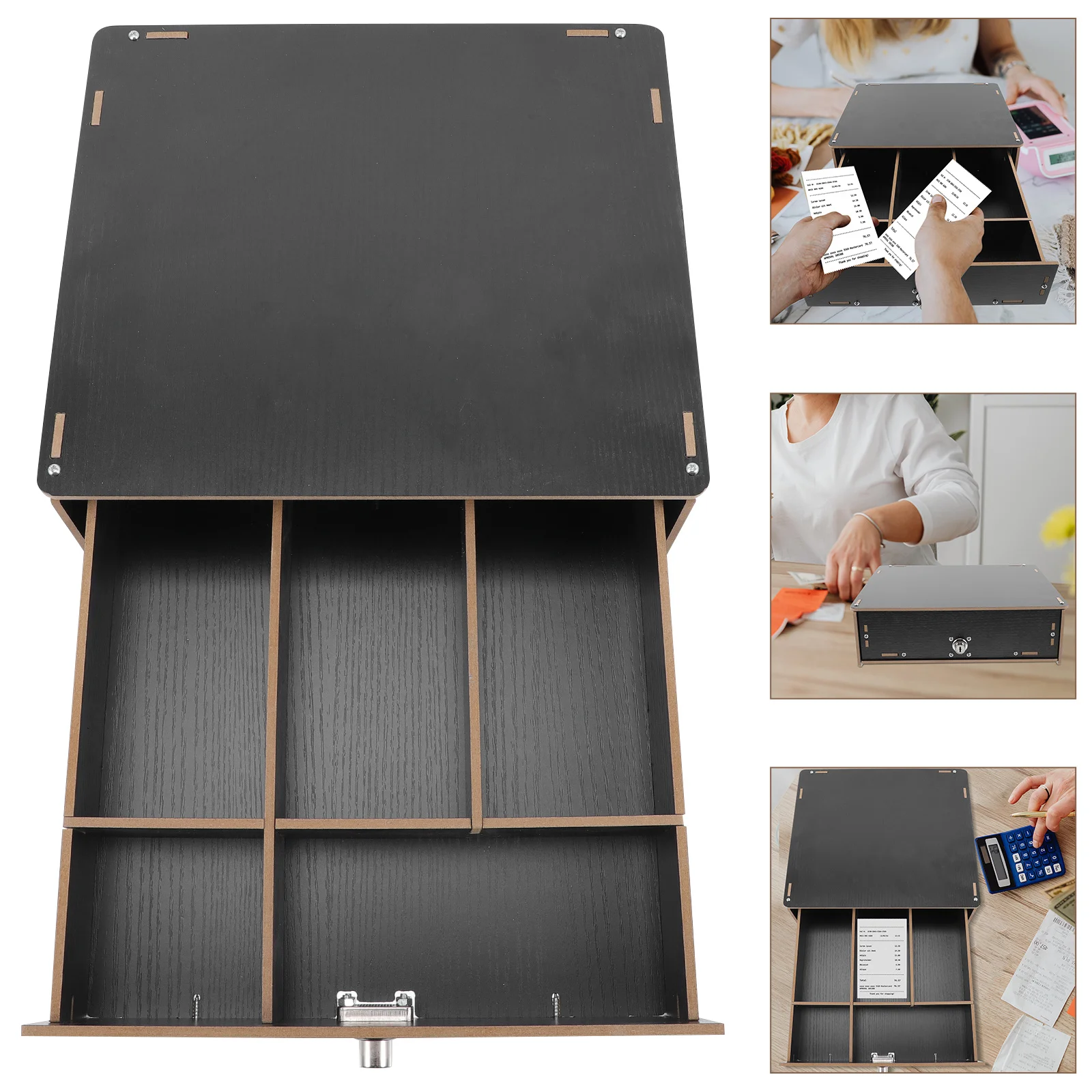 

money storage for cash desktop file organizer cash drawer tray cash register insert tray multiple compartment storage tray
