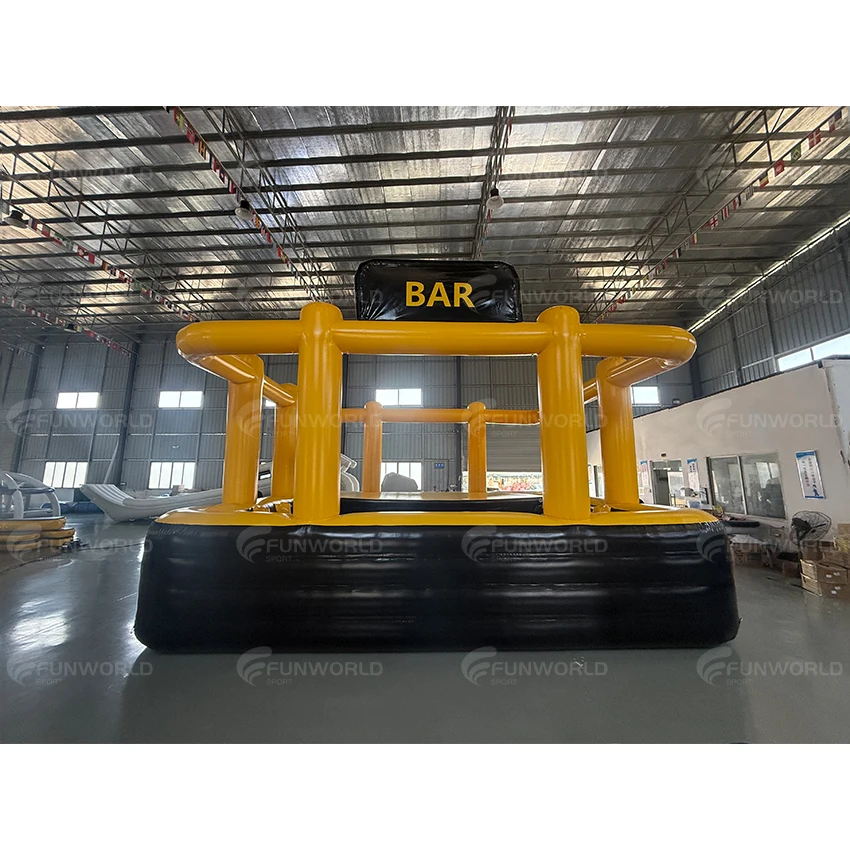 Portable Inflatable Pool Bar Summer Outdoor Event Backyard Party Blow Up Pub Swimming Pool Inflatable Water Bar
