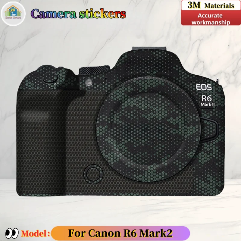 R62 For Canon R6 Mark2 Camera stickers, DIY skin,Precision tailoring wear-resistant protective film