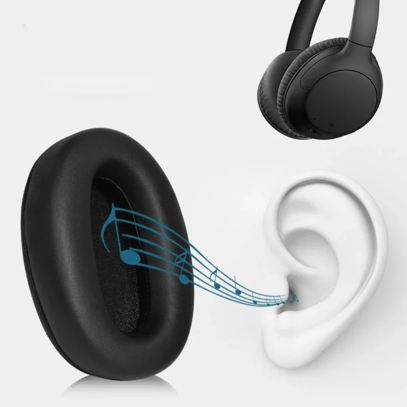 Replacement  EarPads Compatible with Sony WH-CH710N WH-CH720N Headset Noise Cancelling Earmuff Cushions Cover Headphone Sleeves
