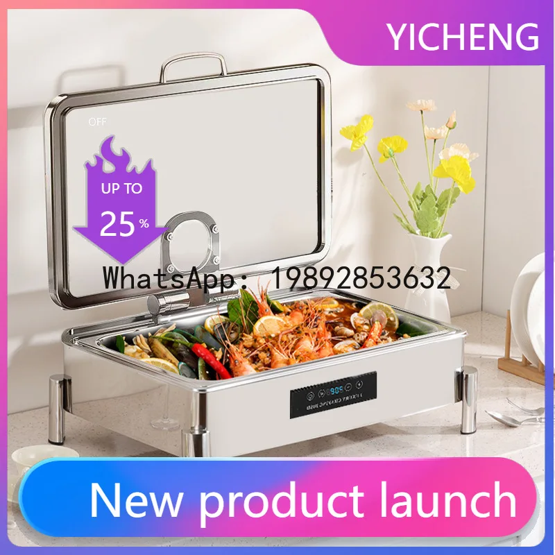 

ZF Hotel Restaurant 304 Stainless Steel Visible Hydraulic Buffet Stove Intelligent CNC Electric Heating