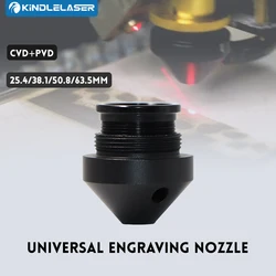 Kindlelaser D18 N04F Air Nozzle Compound Universal Engraving Nozzle for Laser Head at CO2 Laser Cutting Machine