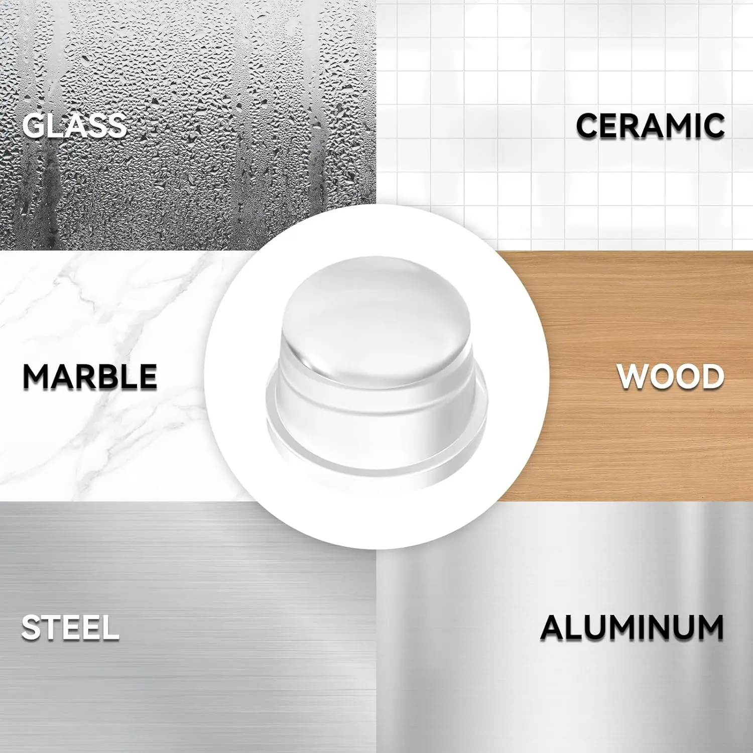 Silicone Silent Anti‑Collision Sticker Particle Wall Bumper Pad for Door Handle Refrigerator Cabinet Door
