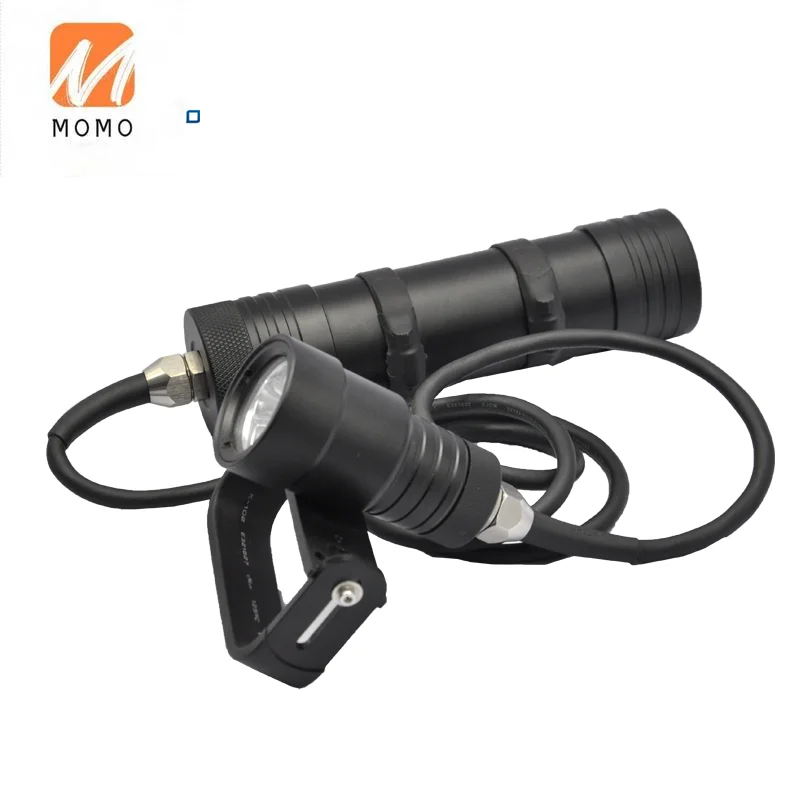 Deep sea100 meters Super Bright  dive flashlights IP68 Waterproof  Scuba Led Diving Light