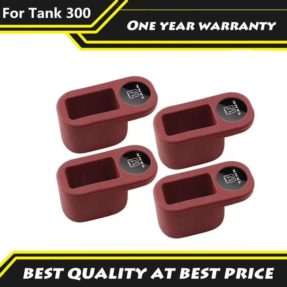 

Fit For Great Wall Tank 300 Hi4-T 2025 2026 Car seat belt socket protective cover plug silicone cover anti scratch fastener