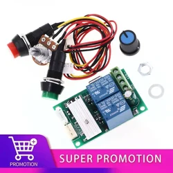 PWM DC Motor Speed Controller 6V 12V 24V Forward and Reverse Switch Electric Push Rod Motor Controller 3A