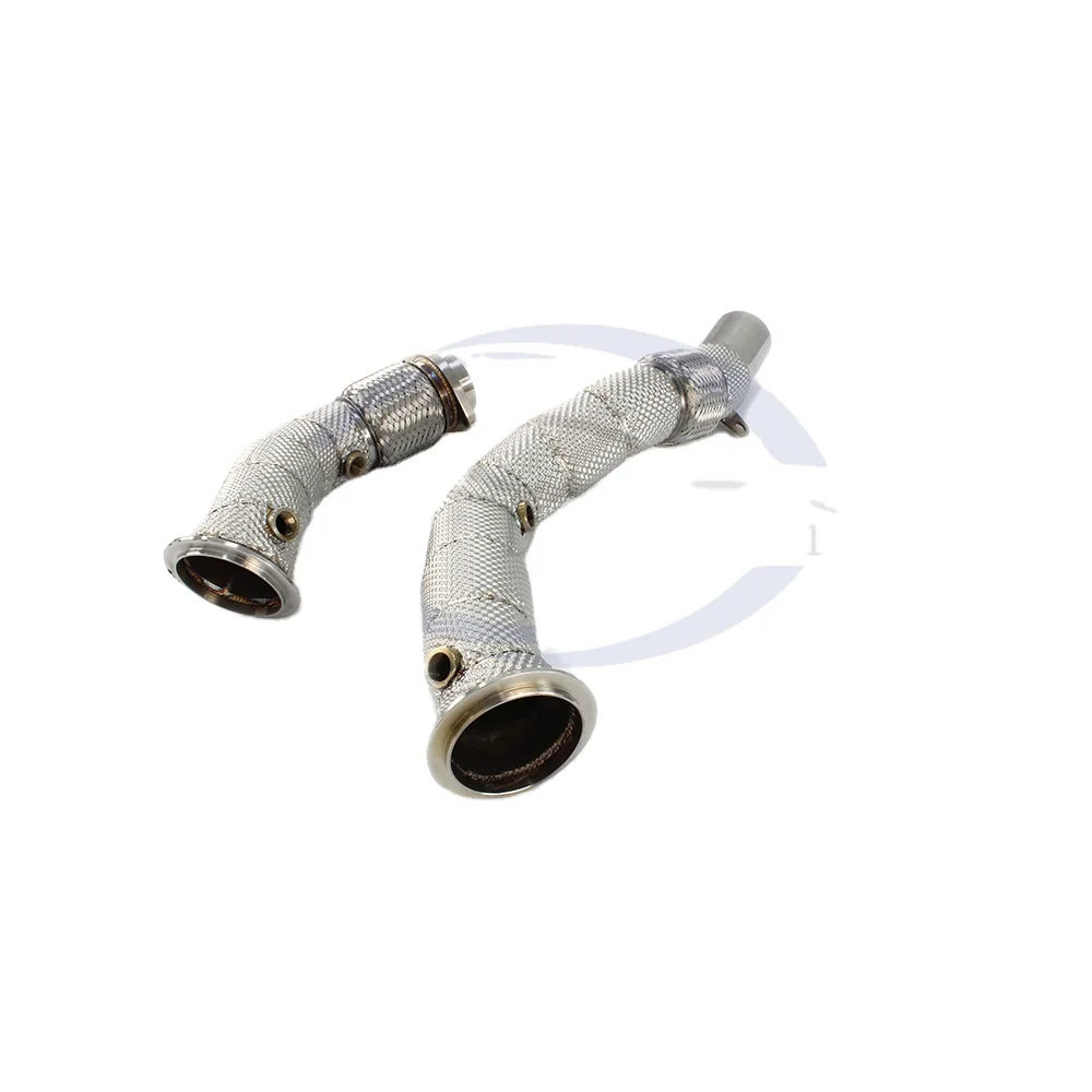 

Трубы водосточной трубы FUDKLi для BM W M2C/M2, выхлопная труба из нержавеющей стали для соревнований, выхлопная система автомобиля