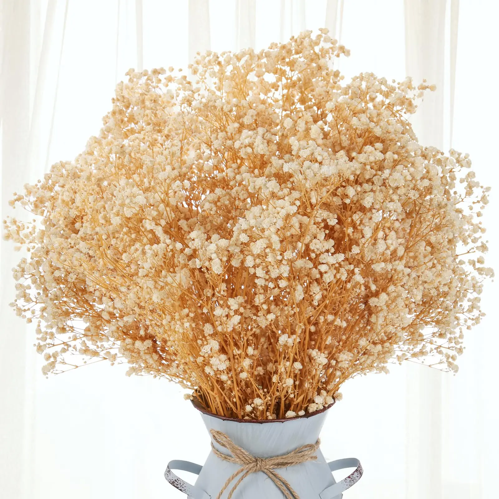 

Dried Babys Breath Bouquet,White Dried Flowers Bundles,Natural Gypsophila Branches for Home Table Decor,Gift,Wedding,Party,DIY