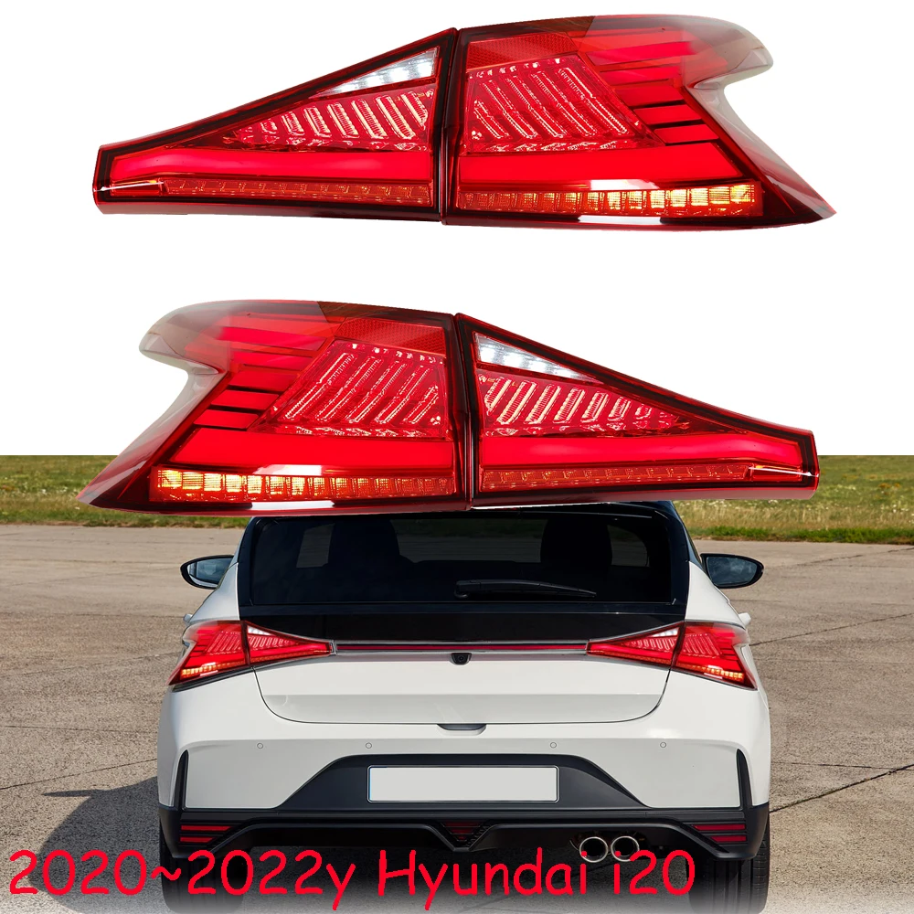 Car bumper tail light for Hyundai i20 taillight Brake LED 2021~2023y car accessories Taillamp for Hyundai i20 rear light fog