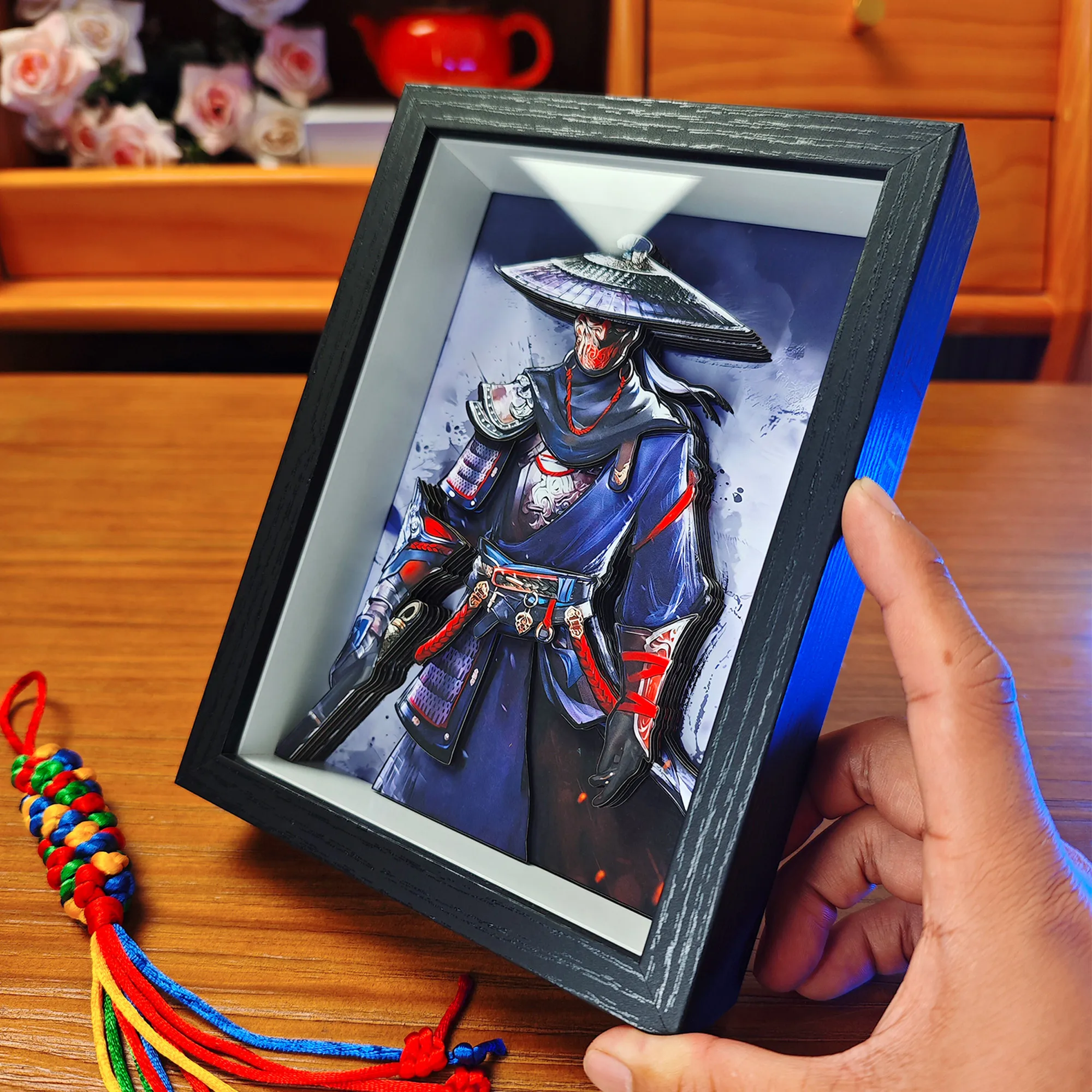 

Badmen of Huajianghu 3D Decorative Painting Four Zombie Ancestor Figure Handmade Decorative Picture Frame Desktop Decoration