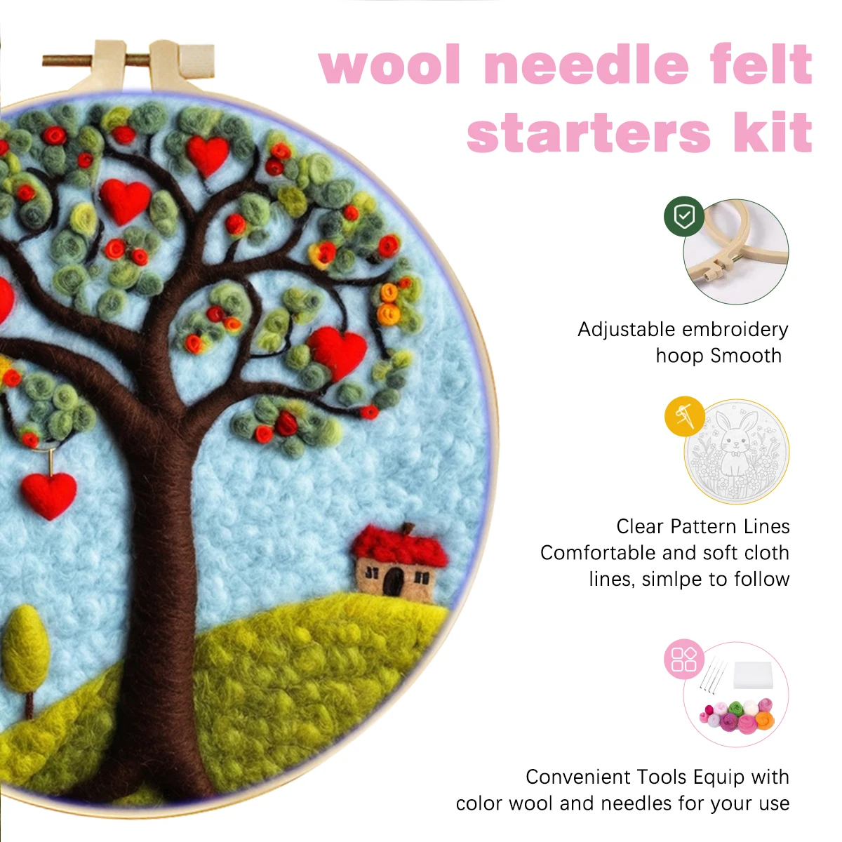 RUOPOTY Needle Felting Kit Hom - đánh giá và giá Home Decor Diy Ideas