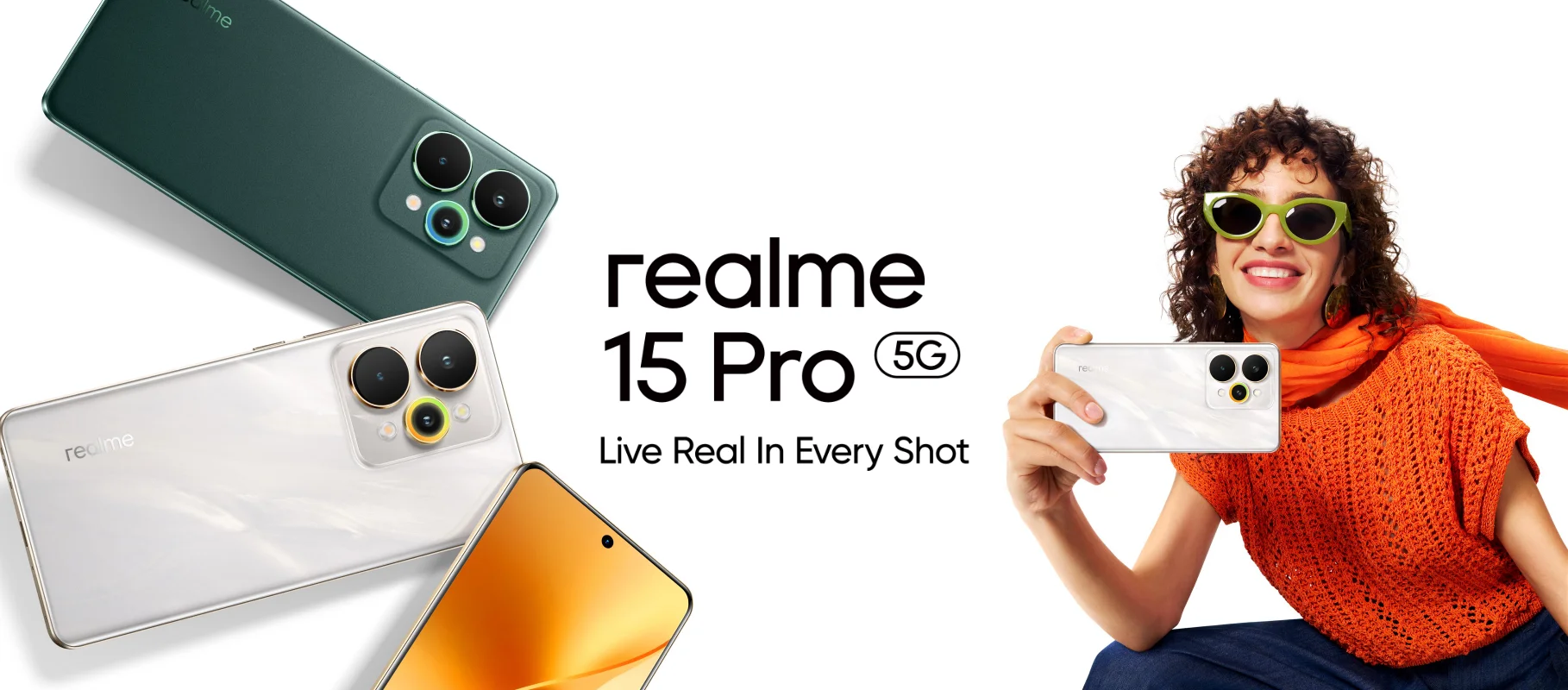 Globale Version realme 15 Pro 5G Smartphone Snapdragon 7 Gen 4 Chip 144 Hz HyperGlow 4D Curve+ Display Display 7000 mAh Akku – Detail 2
