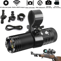 4K Mini Sport DV Action Sport Camera Flashlight Helmet Full HD 1080P Video Ideal Bodycam for Bike, Cycle, Motorcycle Camcorder
