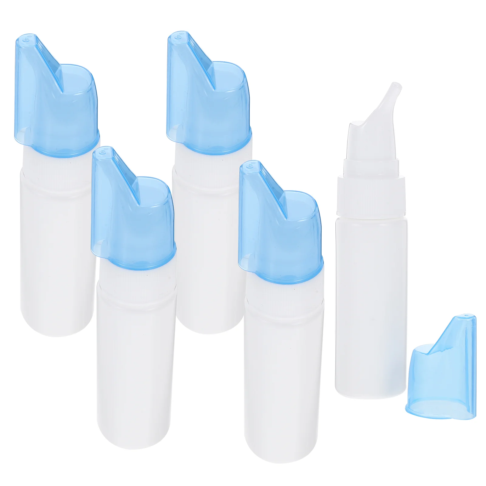 5pcs 70ml พลาสติกแบบพกพาสเปรย์จมูกขวดเติม Fine Mist Empty Sprayer สเปรย์มินิขวด Fine Mist สเปรย์ขวด