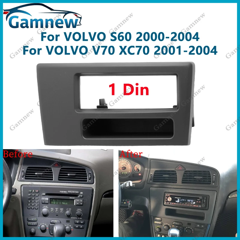 

1 Din Car Radio Fascia For Seat Mii For VOLVO S60 V70 XC70 2000-2004 DVD Frame Bezel Panel Installation Dash Kit