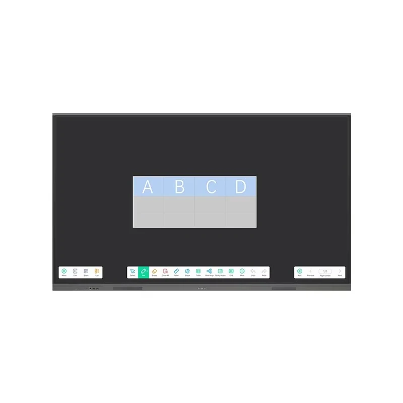 65-inch 4K Flat Panel Interactive Whiteboard Smart Teaching Board Supplier Available in 55 75 86 98 Inch Sizes
