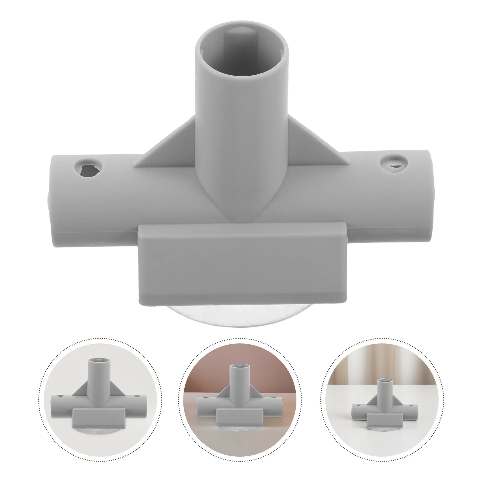 

Т-образный сменный пластиковый разъем, 3-сторонняя трубка, аксессуары для детских манежей, силиконовая присоска, ограждение для двора