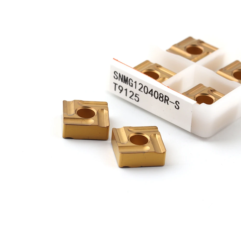 10pcs SNMG120404/08 L R -S T9125 External Turning Tools Carbide insert Lathe cutter Tool Tokarnyy turning insert