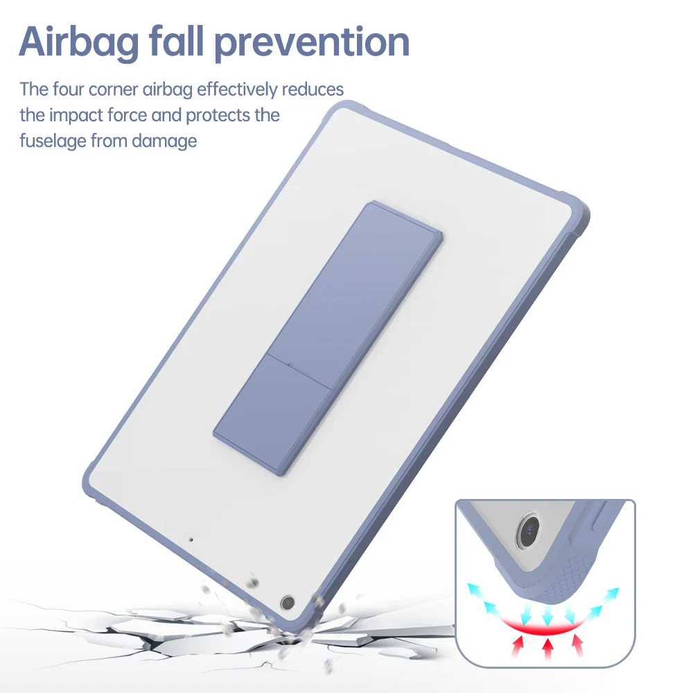 حافظة لجهاز IPad Air 5 4 10.9 10th 2022 Pro 12 9 11 7/8/9th 10.2 6th 9.7 Air 2 Mini 6 غطاء حامل شفاف Funda