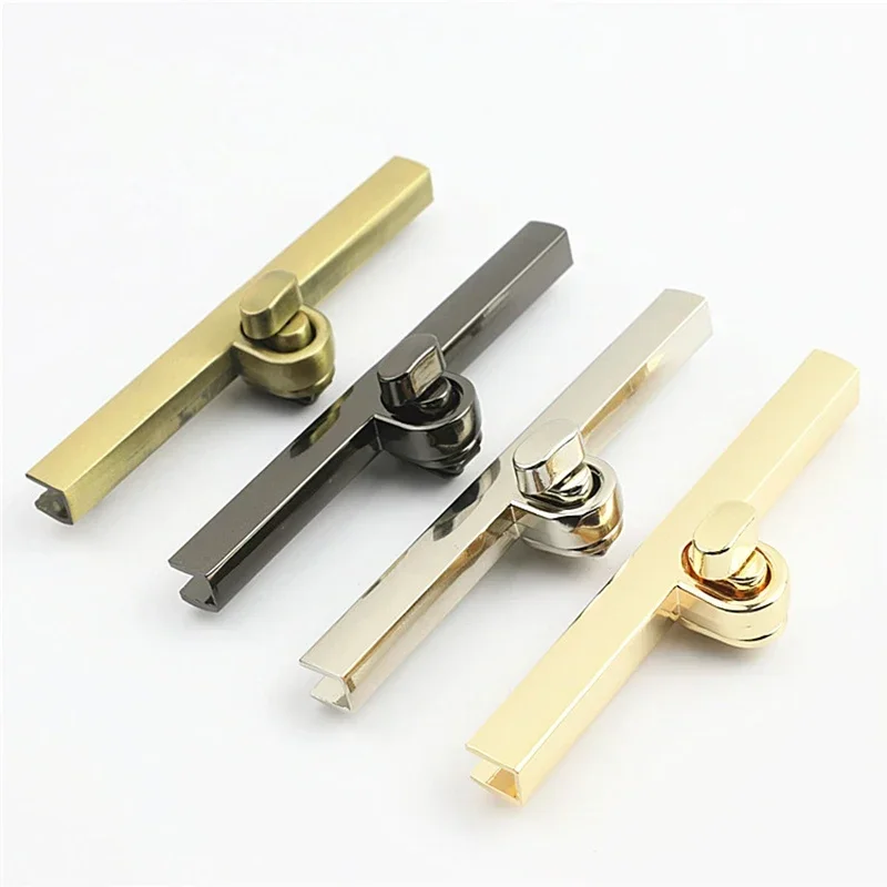 Vintage Bag Metal Clasp Turn Lock Twist Button For Bag Purse Hardware DIY Handbag Leather Craft Elegant Gold COLOR Bag Accessor