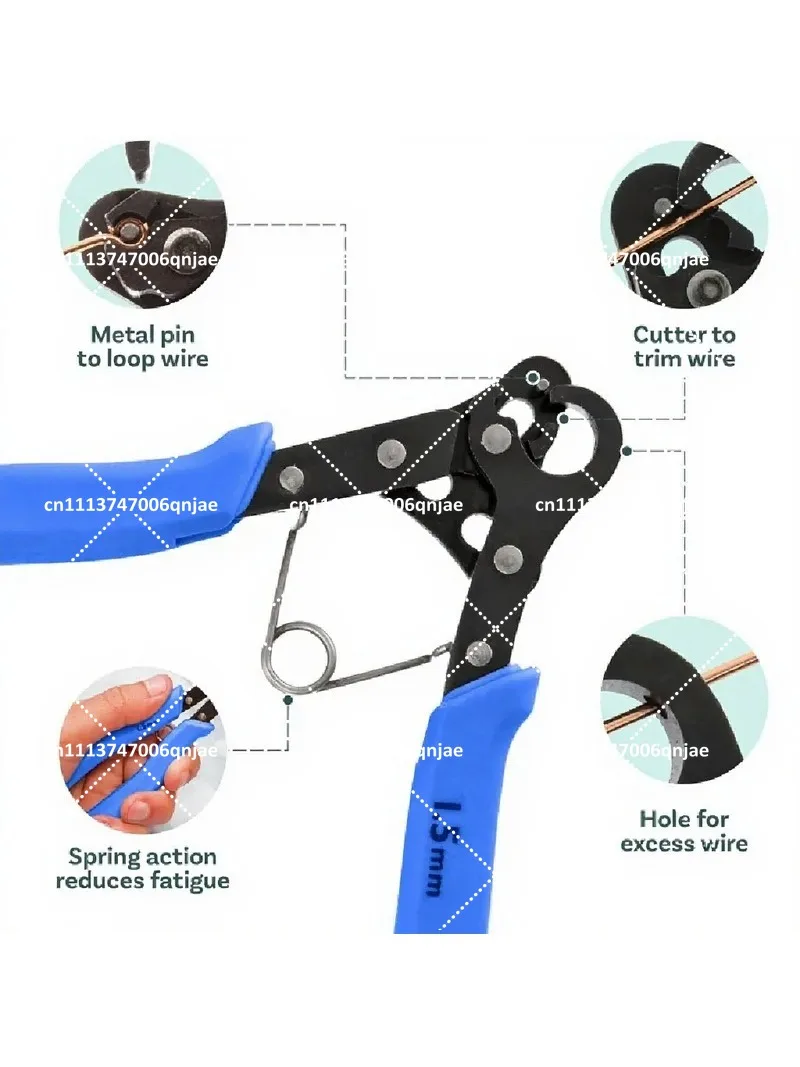 Wire Rolling Plier Set 1.5/2.25/3mm Round Nose Pliers for Jewelry Making Wire Winding Bending Repair Ring Wrapping Tool