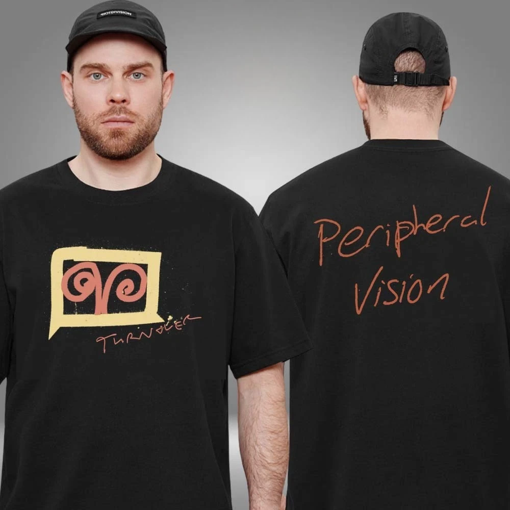 تي شيرت جديد للجنسين بشريط دوران Scribble على الوجهين فاخر عالي الجودة لكل من الرجال والنساء قميص Y2k لصيف 2026 #2