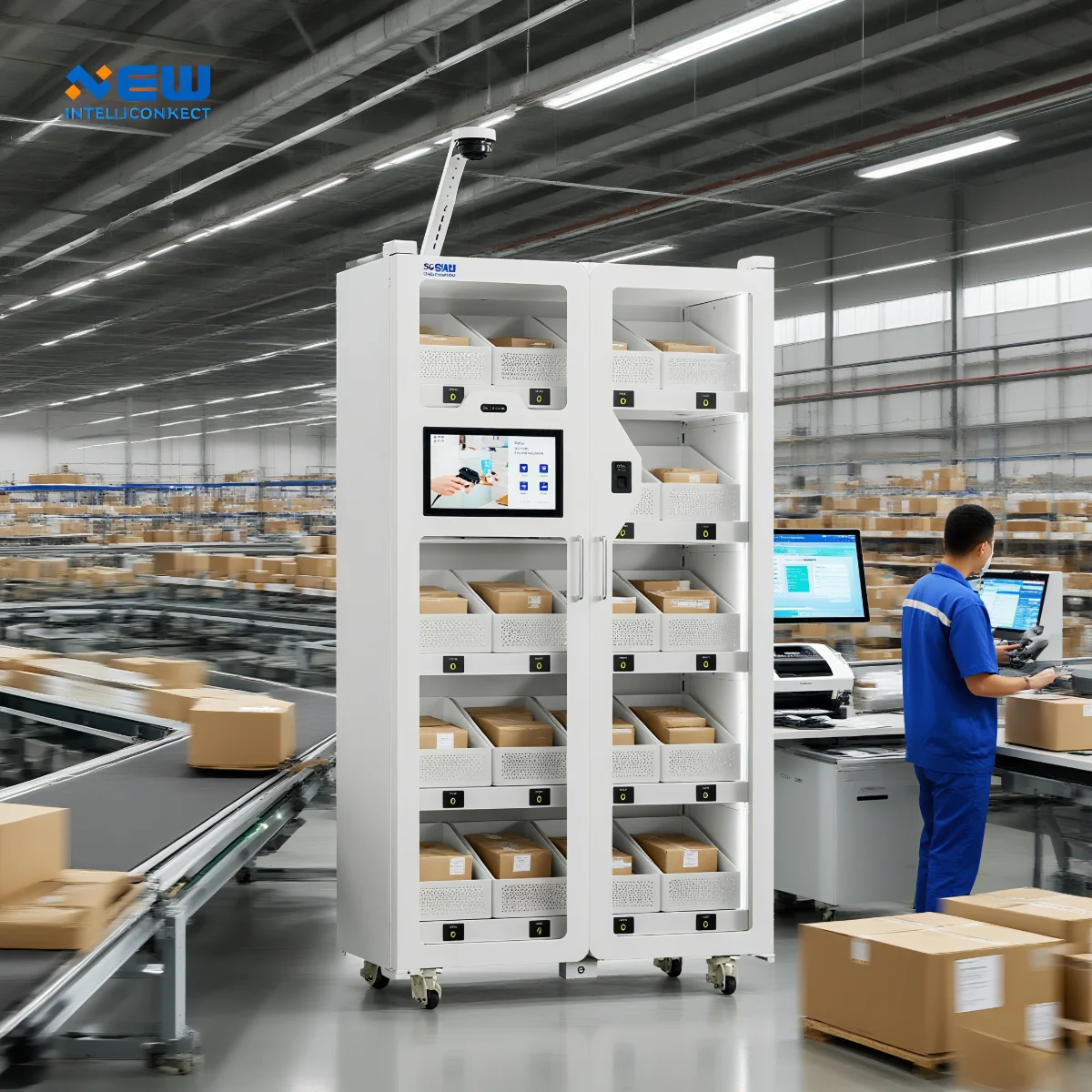 الموازين الذكية لمستودعات الخزانة والصيدلات، خزانة تخزين المخزون الآلي، حل برامج إنترنت الأشياء الإداري المكتبي