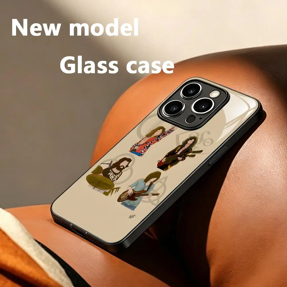 Band L-led Z-zeppelin ROCK Phone Case For iPhone17 Air 16 e 15 14 13 12 11 Plus Mini Pro Max Glass Magnetic Case view 5