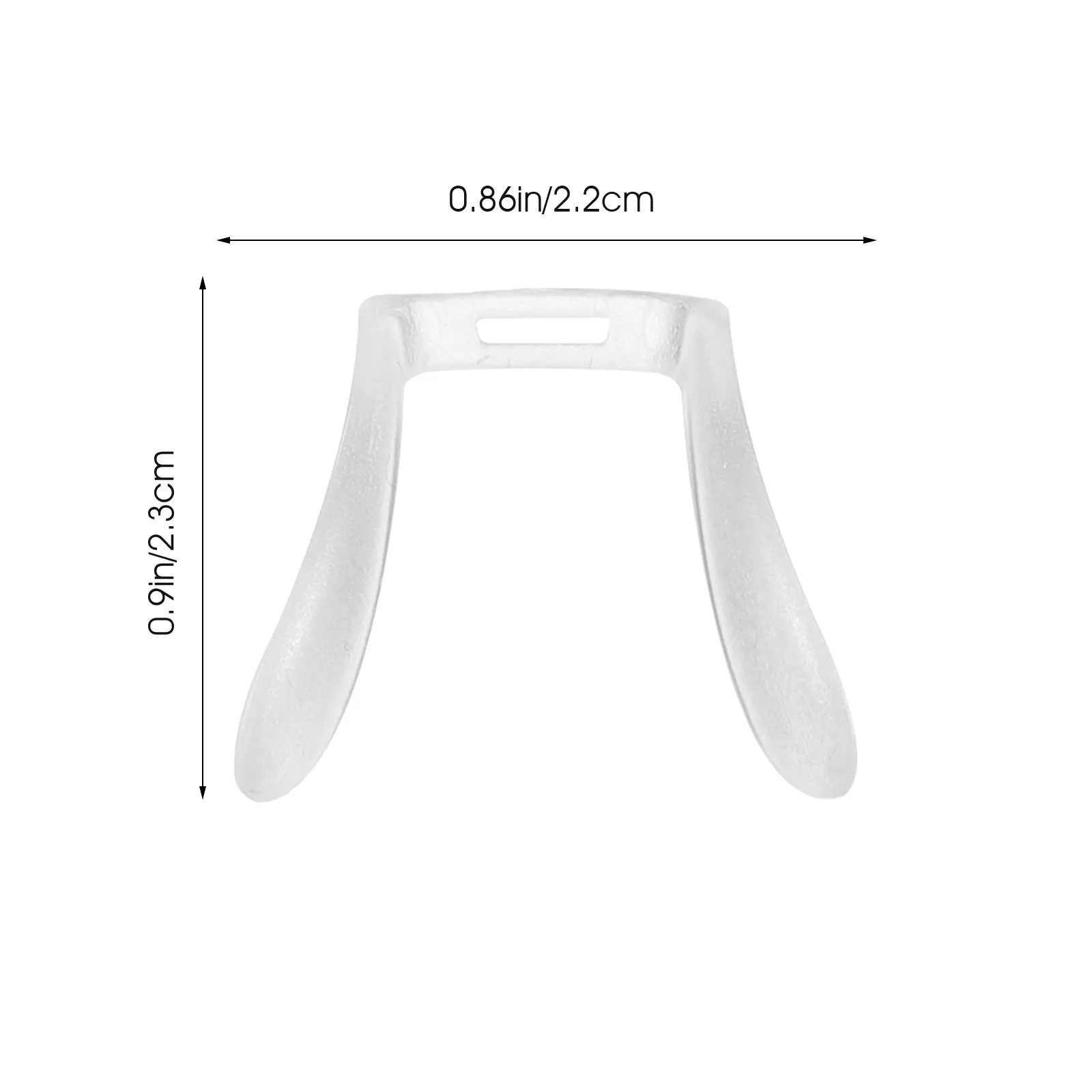 3Pcs Glasses Nose Pads Plastic Comfortable Cushions Nose Supports Non-Slip Eyeglass Replacement Pads Optical Frame Supplies