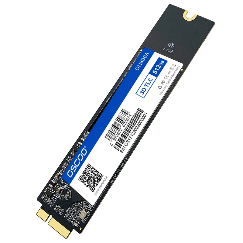 OSCOO SATA 3 Ssd لماك بوك اير A1370 A1369 EMC2393 2471 2392 2469 محرك الحالة الصلبة 1 تيرا بايت 512GB 256GB ترقية سعة SSD