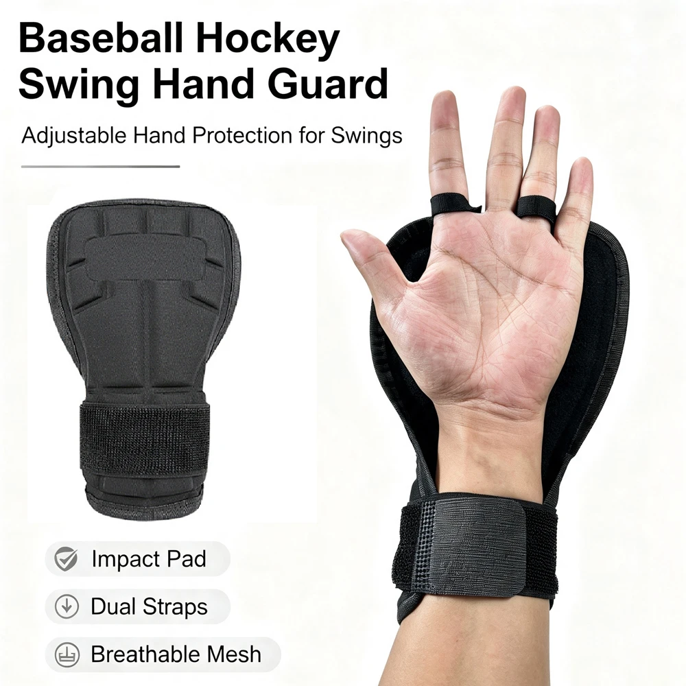 1/2PCS Batting Hand Guard & Elbow Pad Set -Adjustable Wrist Protector for Baseball,SportnAdult Sports,Shockproof Breathable Gear