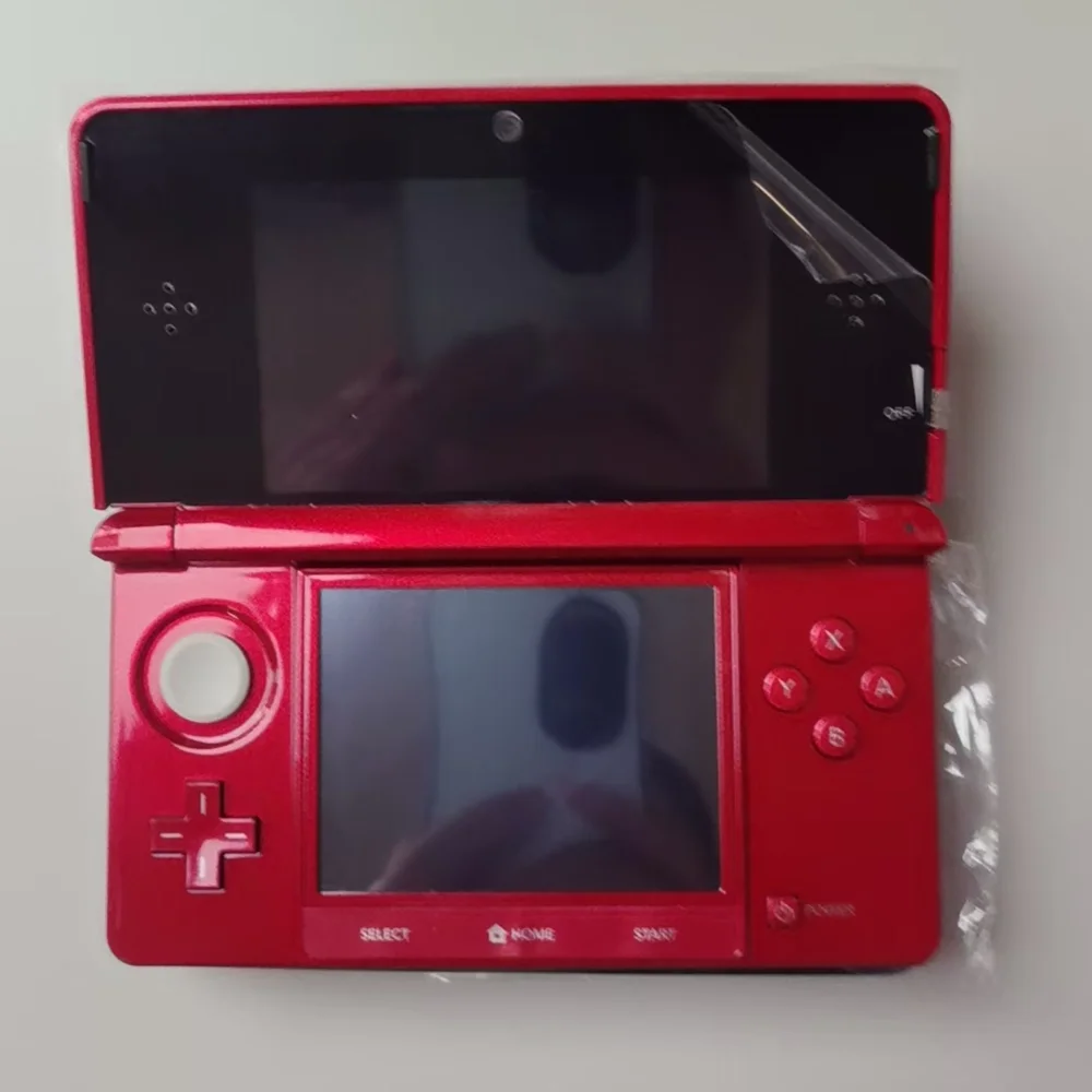 وحدة تحكم ألعاب 3DS أصلية مجددة 3.5 بوصة تعمل باللمس 3DS وحدة تحكم ألعاب محمولة لنينتندو مع ألعاب مجانية في المخزون