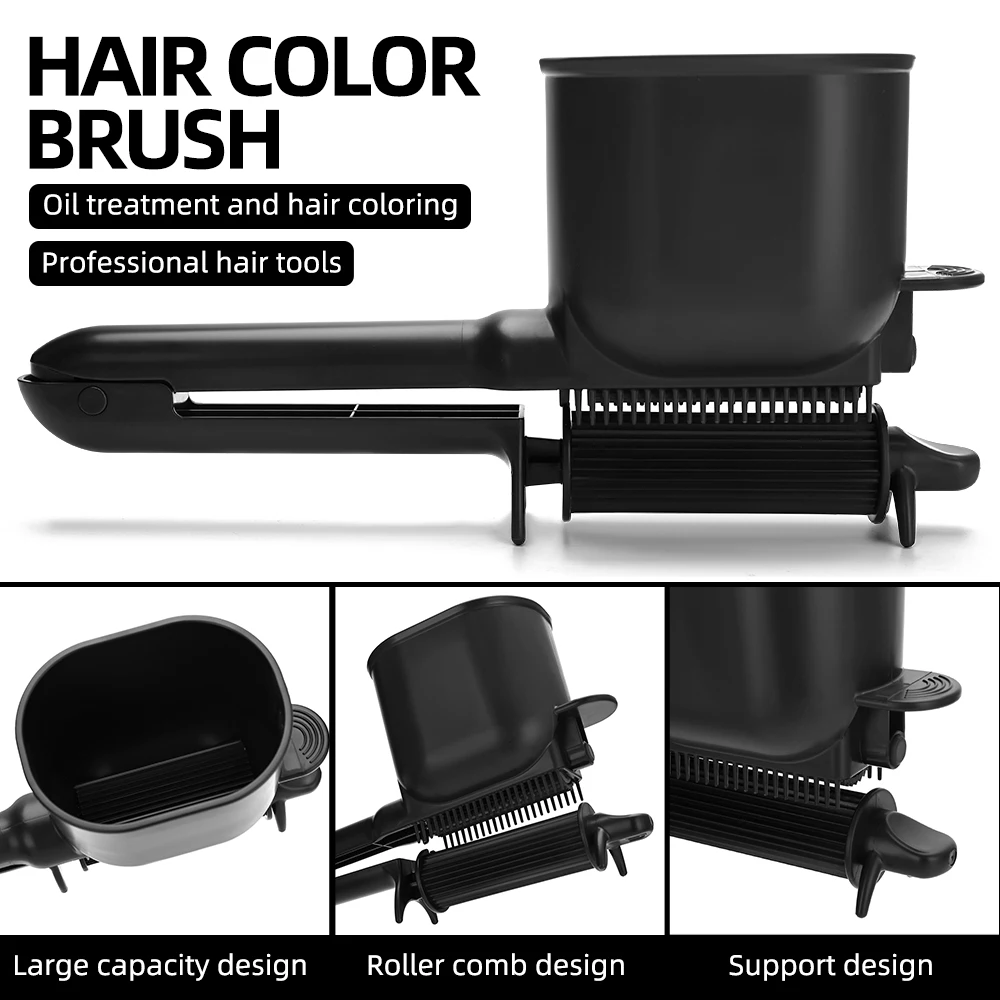 

2 In 1 Hair Dye Brush Comb, Multifunctional Large Capacity Hair Dye Mixing Brush, Salon Barber Hair Coloring Styling Tools