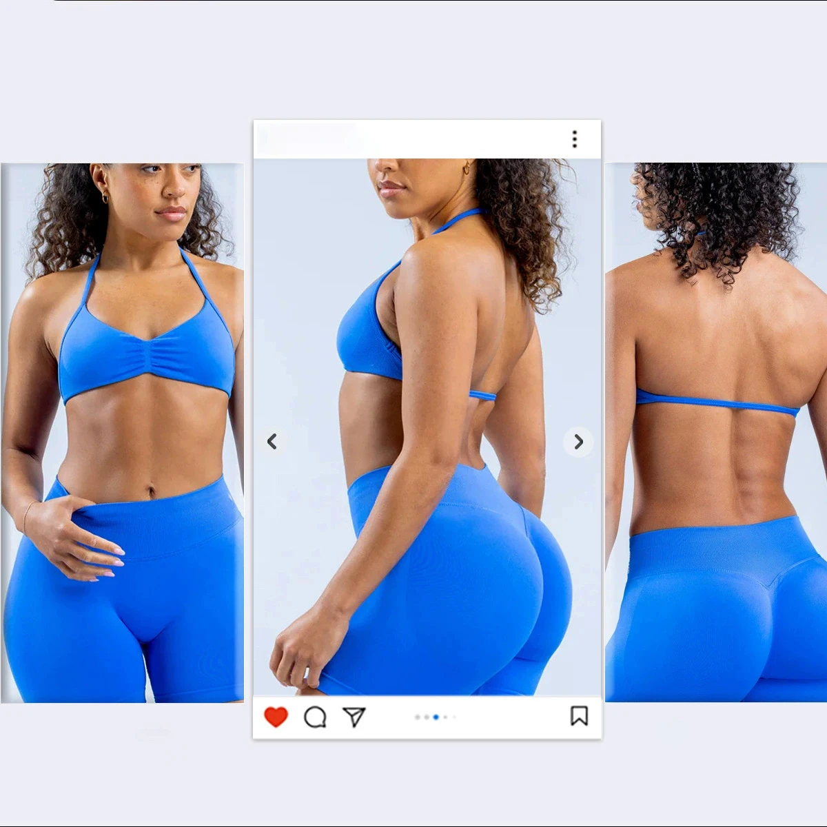 

Premium Sports Bra for Women - Comfortable and Soft Neck-Hanging Workout Bra-Breathable and Durable Sports Bra