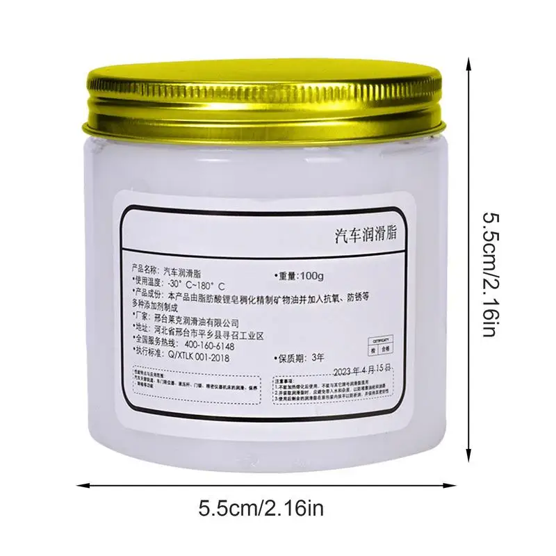 Auto Grease Seat Track Sliding Glass Waterproof Lubricant High Temp Grease Wheel Bearing Grease For Automobile Bearings Surfaces